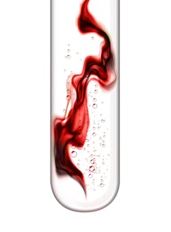 Blood in test tube