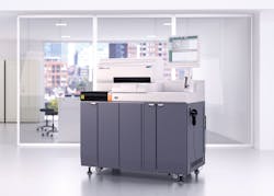 LUMIPULSE G1200 fully automated immunoassay instrument; image courtesy of Fujirebio LUMIPULSE G1200 fully automated immunoassay instrument; image courtesy of Fujirebio