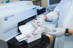 LUMIPULSE G1200 B·R·A·H·M·S PCT Immunoreaction Cartridges; image courtesy of Fujirebio. LUMIPULSE G1200 B·R·A·H·M·S PCT Immunoreaction Cartridges; image courtesy of Fujirebio.