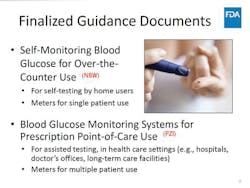 Figure 2. FDA Glucose Meter Guidance Documents Figure 2. FDA Glucose Meter Guidance Documents