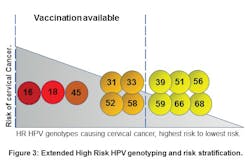 Figure 3. Extended high-risk HPV genotyping and risk stratification. Figure 3. Extended high-risk HPV genotyping and risk stratification.