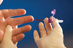 Ram Blood Collection Finger Stick Ram Blood Collection Finger Stick