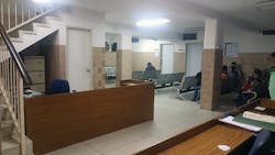 Waiting room of oncology clinic Waiting room of oncology clinic