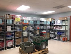 One of SMH’s clinical laboratory supply rooms One of SMH’s clinical laboratory supply rooms