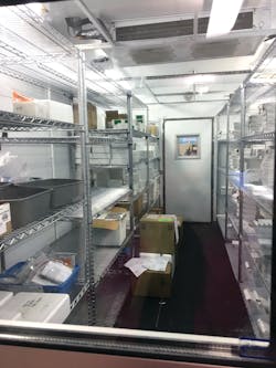 One of SMH&rsquo;s walk-in refrigerators