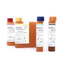 Figure 1. The Lucica Glycated Albumin-L assay for intermediate term monitoring of glycemic control in diabetes patients. Figure 1. The Lucica Glycated Albumin-L assay for intermediate term monitoring of glycemic control in diabetes patients.