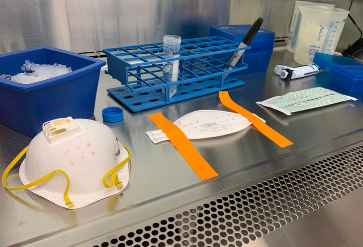 A new protocol that uses aerosolized hydrogen peroxide to decontaminate N95 respirators. It inactivates viruses without indication that it impairs mask fit.