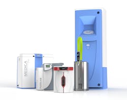 Depending on the lab’s needs, a variety of water systems are available to choose from. ELGA PURELAB, MEDICA, and CENTRA water systems. Depending on the lab’s needs, a variety of water systems are available to choose from. ELGA PURELAB, MEDICA, and CENTRA water systems.
