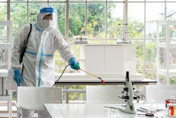Increased frequency of lab cleaning and disinfection has become top priority in prevention of new COVID-19 infections.