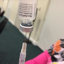 Pfizer Vial Upsidedown On Needle By Marisa L Williams 60c913d5495d3 Pfizer Vial Upsidedown On Needle By Marisa L Williams 60c913d5495d3