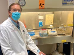 Charles E. Geno, MD, a family physician, is a lab director. Charles E. Geno, MD, a family physician, is a lab director.