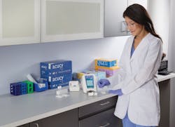 Image Of Acucy Influenza A&b Test In Use From Sekisui Image Of Acucy Influenza A&b Test In Use From Sekisui