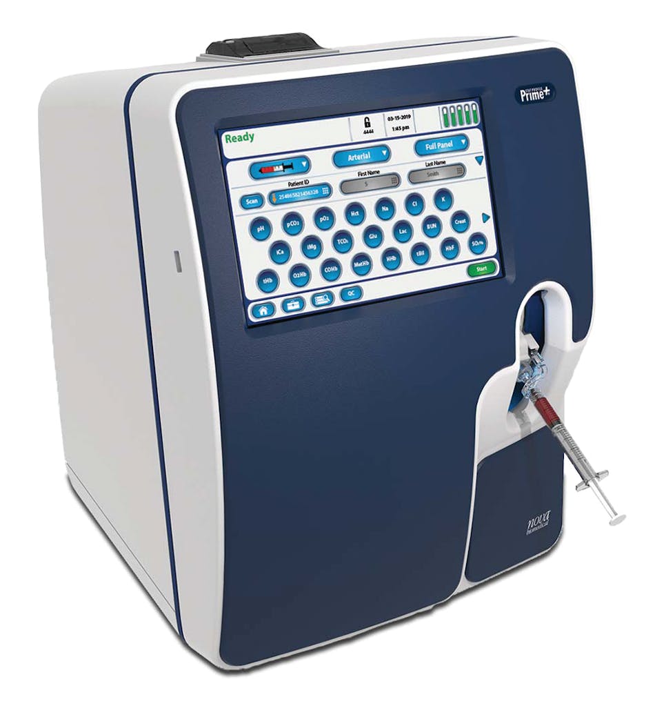 Nova Prime Plus blood gas/critical care analyzer