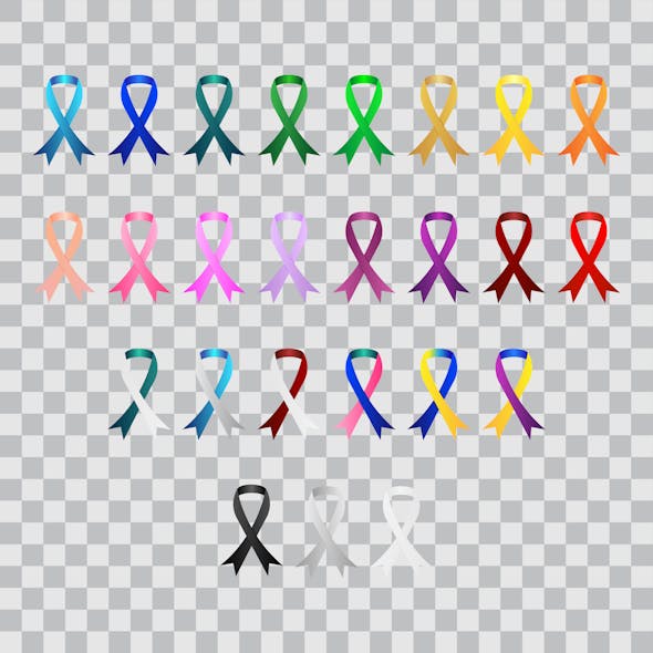 Adobe Cancer Ribbons Adobe Stock 411213659