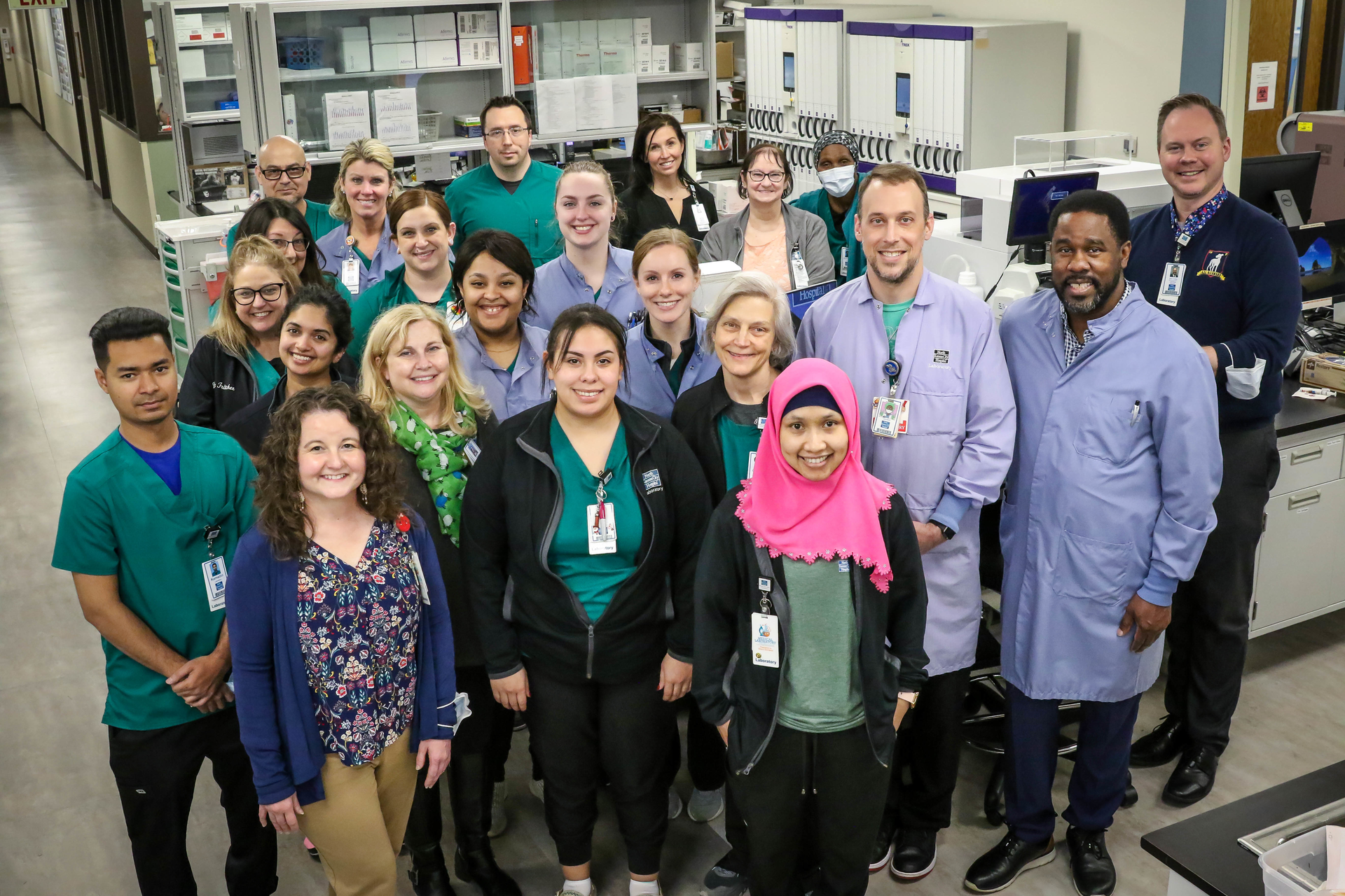 North Kansas City Hospital Laboratory team.