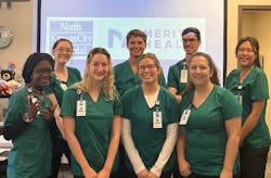Medical Laboratory Science Class of 2022-2023 on their first day in the lab at NKC Hospital. Medical Laboratory Science Class of 2022-2023 on their first day in the lab at NKC Hospital.