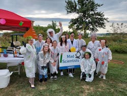 NKCH Lab Supervisors and MLS students host a &apos;Mad Scientists&apos; theme drink station at the hospital&apos;s &apos;Chip in for Charity&apos; Golf Fundraiser.
