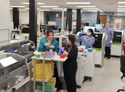 NKCH Lab's new automation line. NKCH Lab's new automation line.