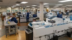 Salem Health Regional Lab staff. Salem Health Regional Lab staff.