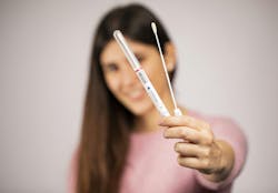 Using a small swab, women can collect their own samples for cervical cancer screening using an HPV test from BD. Using a small swab, women can collect their own samples for cervical cancer screening using an HPV test from BD.