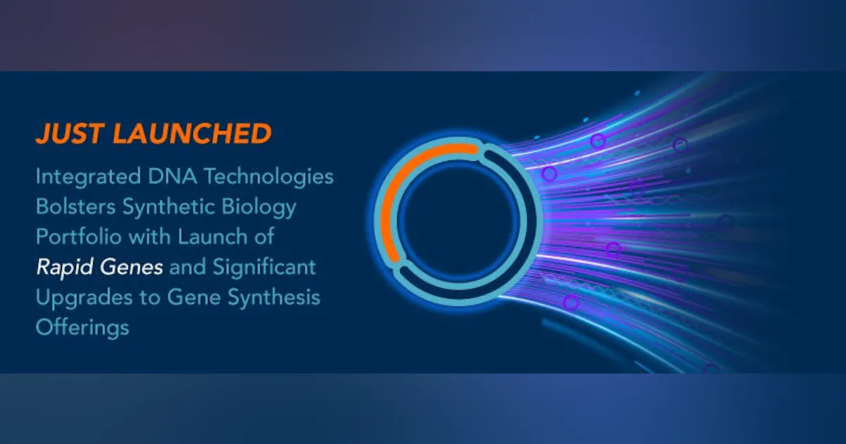 Integrated DNA Technologies launches rapid genes and significant ...