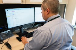 Harrison Jackson, MD, edits his patient appointment notes, something that now takes much less time using an AI app that drafts notes during appointments and organizes them into clinically useful information. The pilot program at The Ohio State University Wexner Medical Center improved patient satisfaction and saved doctors an average of 30 minutes each day. Harrison Jackson, MD, edits his patient appointment notes, something that now takes much less time using an AI app that drafts notes during appointments and organizes them into clinically useful information. The pilot program at The Ohio State University Wexner Medical Center improved patient satisfaction and saved doctors an average of 30 minutes each day.