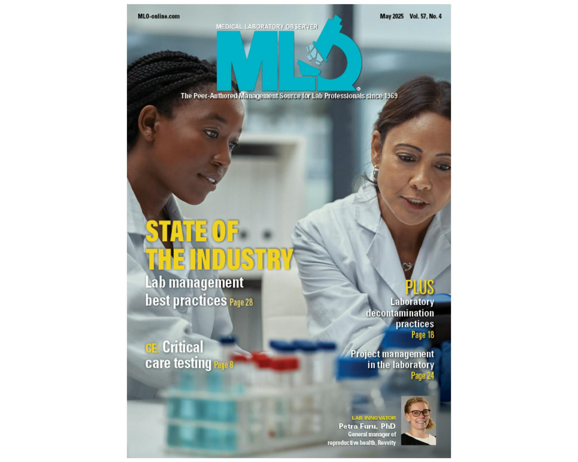 MLO publishes May 2025 issue Medical Laboratory Observer
