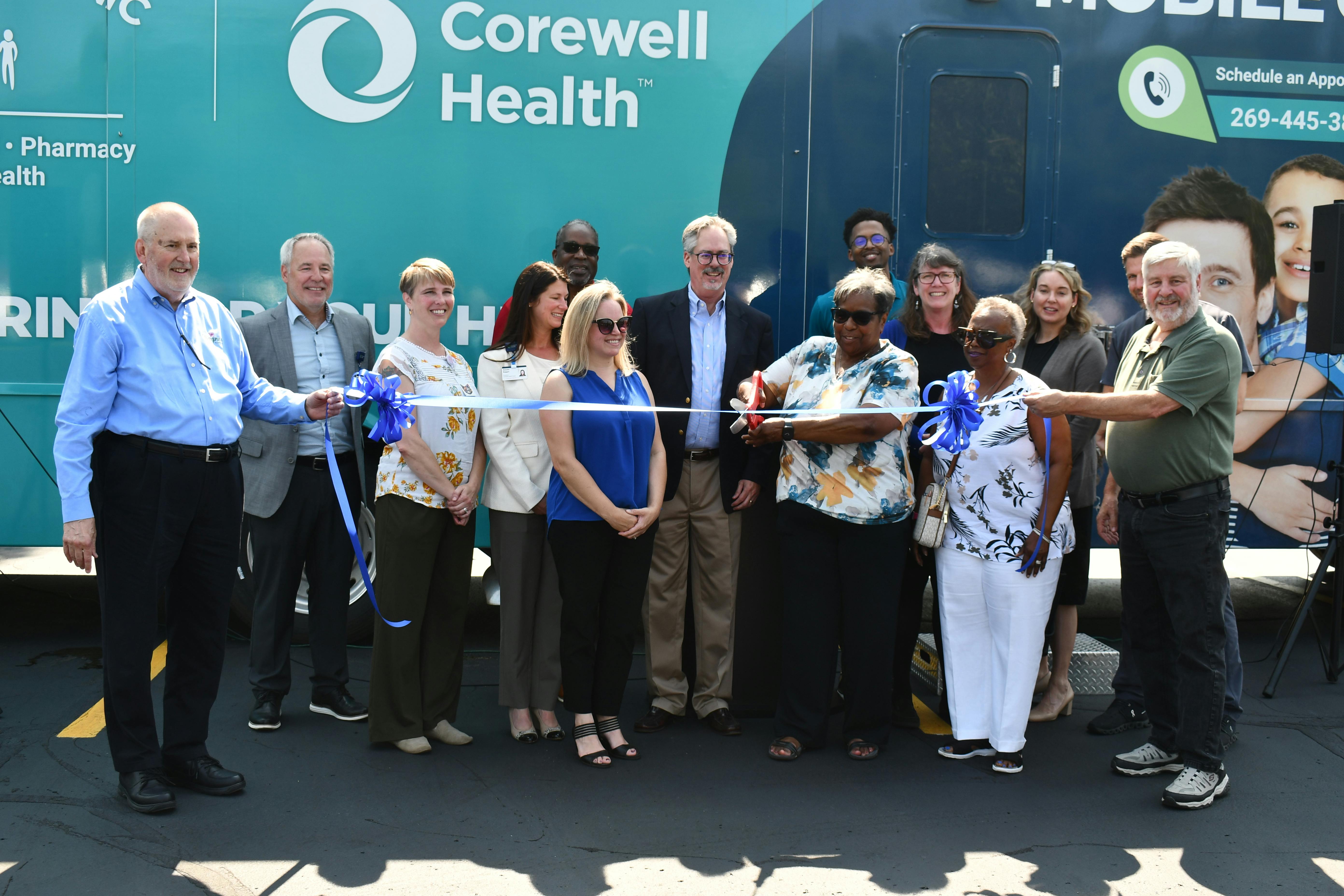 Cass Family Clinic hosts a ribbon-cutting event with community leaders for its new Mobile Health Clinic on Tuesday, July 15, its Cassopolis location. The year-round Mobile Health Clinic will offer health and wellness exams, sports physicals, substance use disorder (SUD) behavioral therapy, acute musculoskeletal issues, blood pressure checks, influenza vaccinations, patient education, and other medical resources.