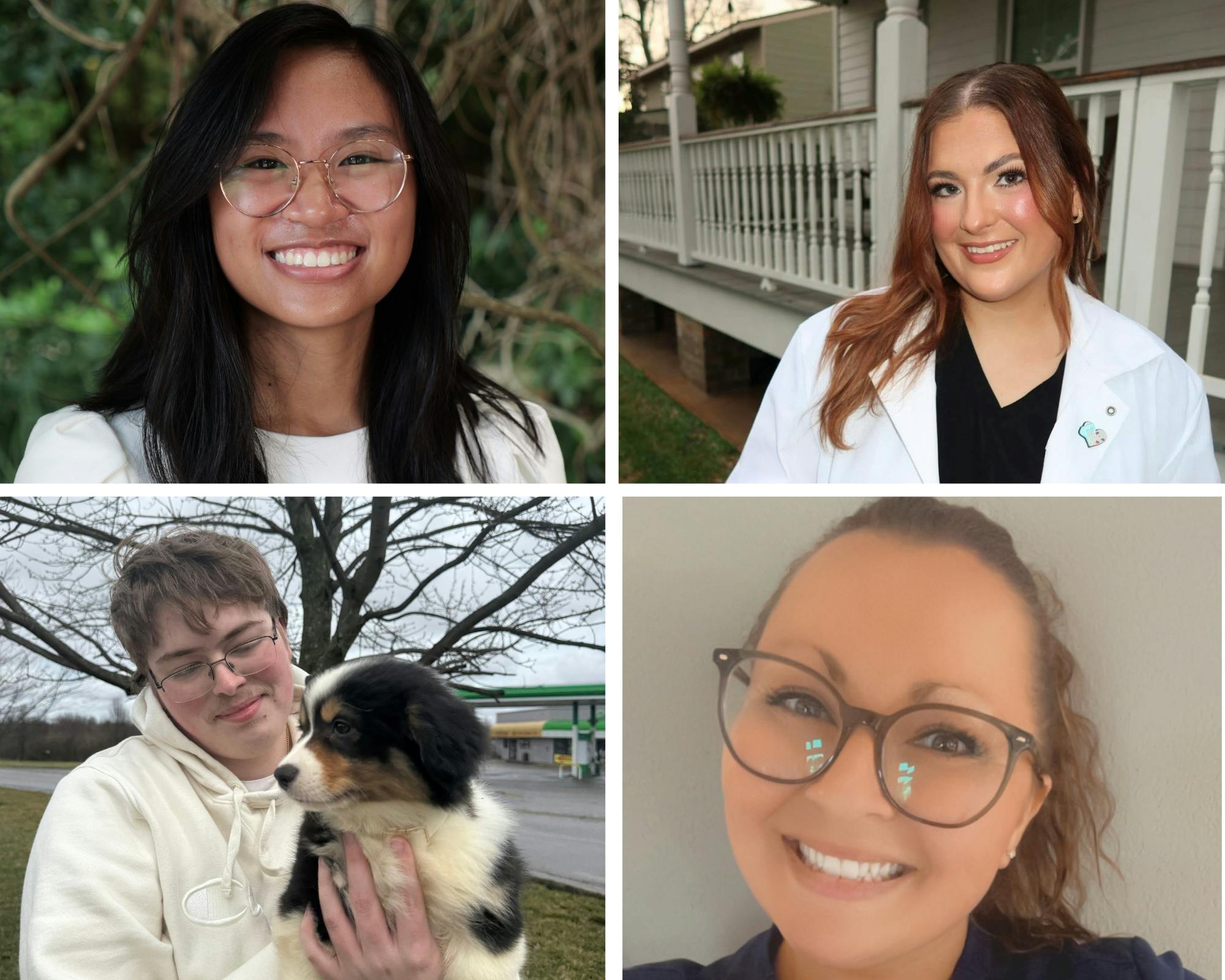 American Proficiency Institute's 2026 medical laboratory technician student scholarship winners: Cerissa Salameda (top left), Julie Hymel (top right), Brytan Pendergrass (bottom left), and Ashley Cupp (bottom right).